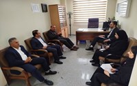 ارزیابان اعتباربخشی معاونت درمان و غذا و دارو دانشگاه علوم پزشکی استان از بیمارستان تکاب 